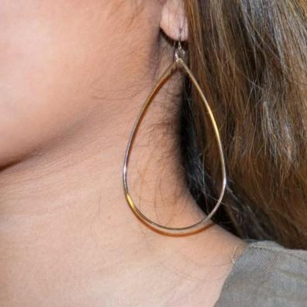 Gold Teardrop Earrings